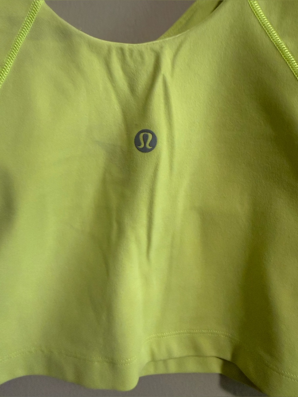 Lululemon Align Tank Top Electric Lemon Nulu Size 8 W1CW8S - Picture 6 of 7